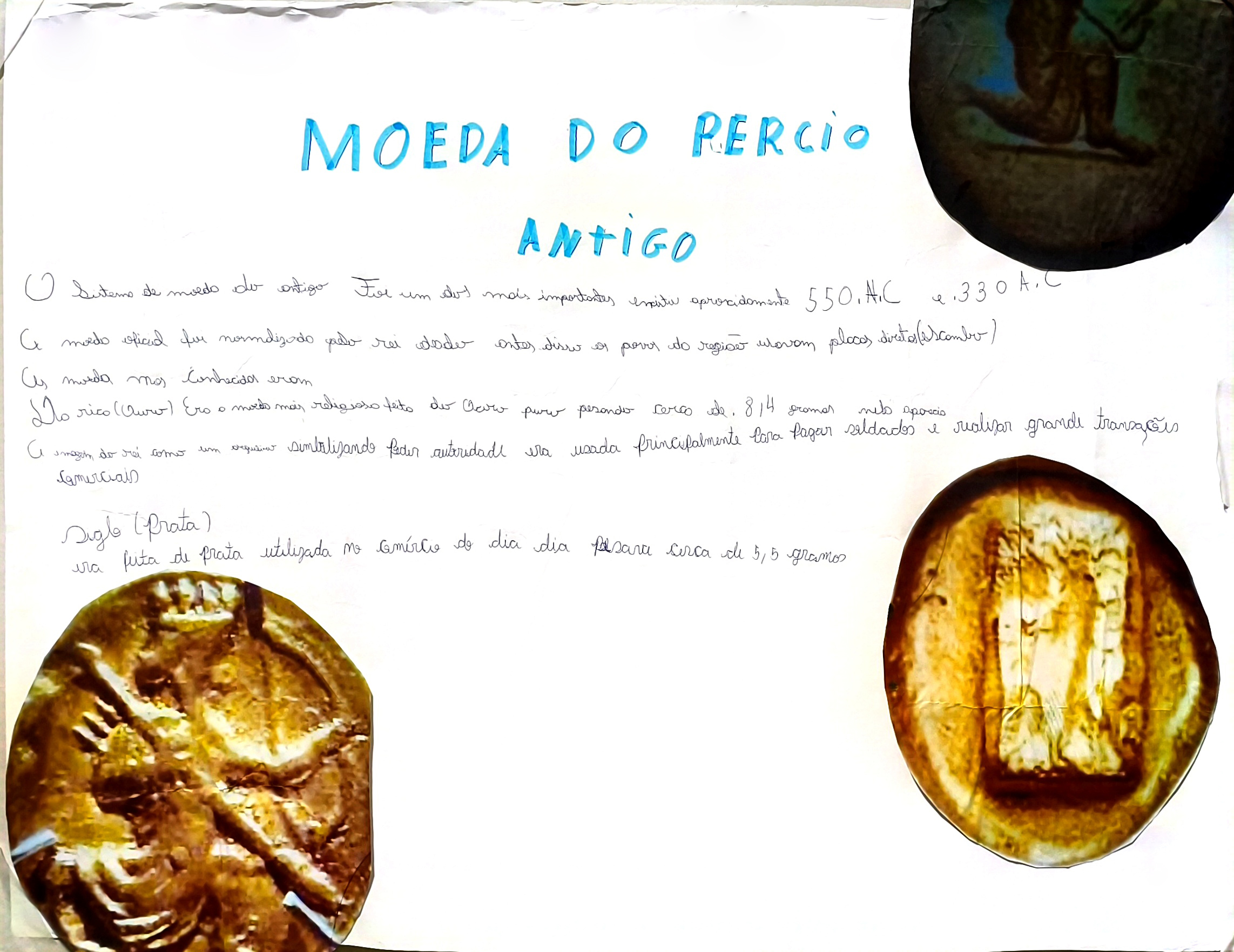 Moedas persas em outro trabalho